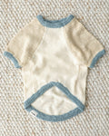 Monaco Bay Blue Colorblock Slub Sweater