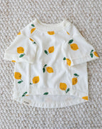 Casual Cutie Lemon Relaxed Dog T-Shirt