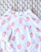 Stay Sweet Strawberry Print Dog T-Shirt