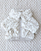 Broadway Snow Leopard Faux Fur Dog Jacket