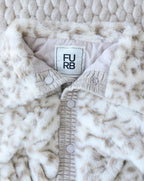 Broadway Snow Leopard Faux Fur Dog Jacket