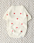Fur-ever Yours Heart Dog Sweater