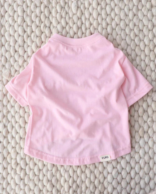 Casual Cutie Pink Relaxed Dog T-Shirt