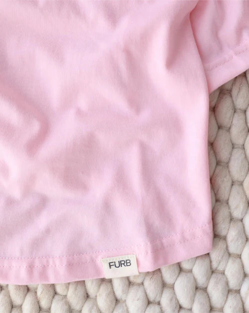 Casual Cutie Pink Relaxed Dog T-Shirt