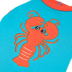 The Worthy Dog - Lobster Tee Dog Shirt, Teal