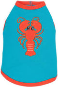 The Worthy Dog - Lobster Tee Dog Shirt, Teal