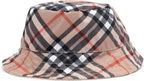 The Worthy Dog - Plaid Bucket Dog Hat, Brown
