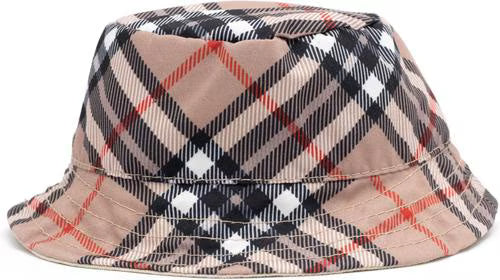 The Worthy Dog - Plaid Bucket Dog Hat, Brown