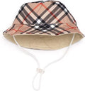 The Worthy Dog - Plaid Bucket Dog Hat, Brown