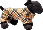 The Worthy Dog Jammies Dog Pajamas, Tan Plaid