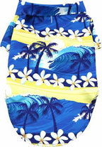 Doggie Design Hawaiian Camp Dog Shirt - Catching Waves