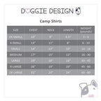 Doggie Design Hawaiian Camp Dog Shirt - Catching Waves