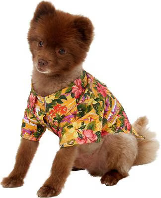 Doggie Design Hawaiian Sunset Hibiscus Dog & Cat Camp Shirt