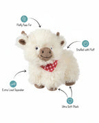 Don't Have a Cow Fuzzy Dog Toy