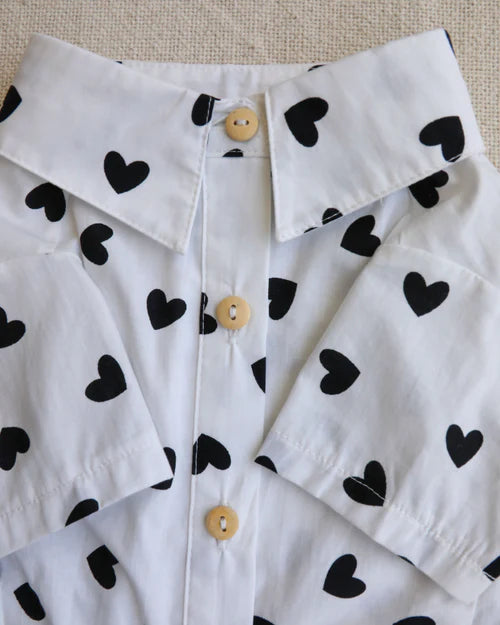 Puppy Love Heart Print Dog Shirt