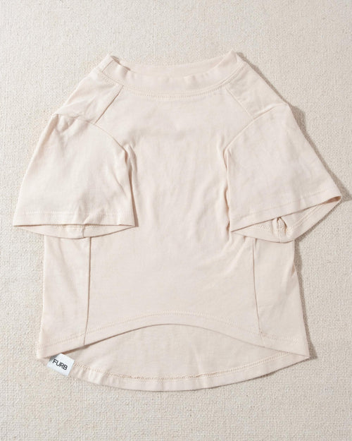 Casual Cutie Oat Relaxed Dog T-Shirt