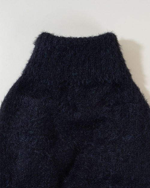 Bobbi Black Eyelash Knit Dog Sweater