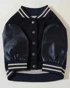 Leader of the Pack Black Letterman Jacket
