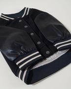 Leader of the Pack Black Letterman Jacket