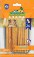 Himalayan Dog Chew yakyCHURRO Real Peanut Butter Flavor Dog Treats, 4 count
