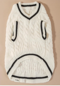 Forty Love Ivory Cable Knit Sweater