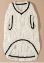 Forty Love Ivory Cable Knit Sweater