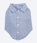 The Worthy Dog Chambray Dog Shirt, Blue