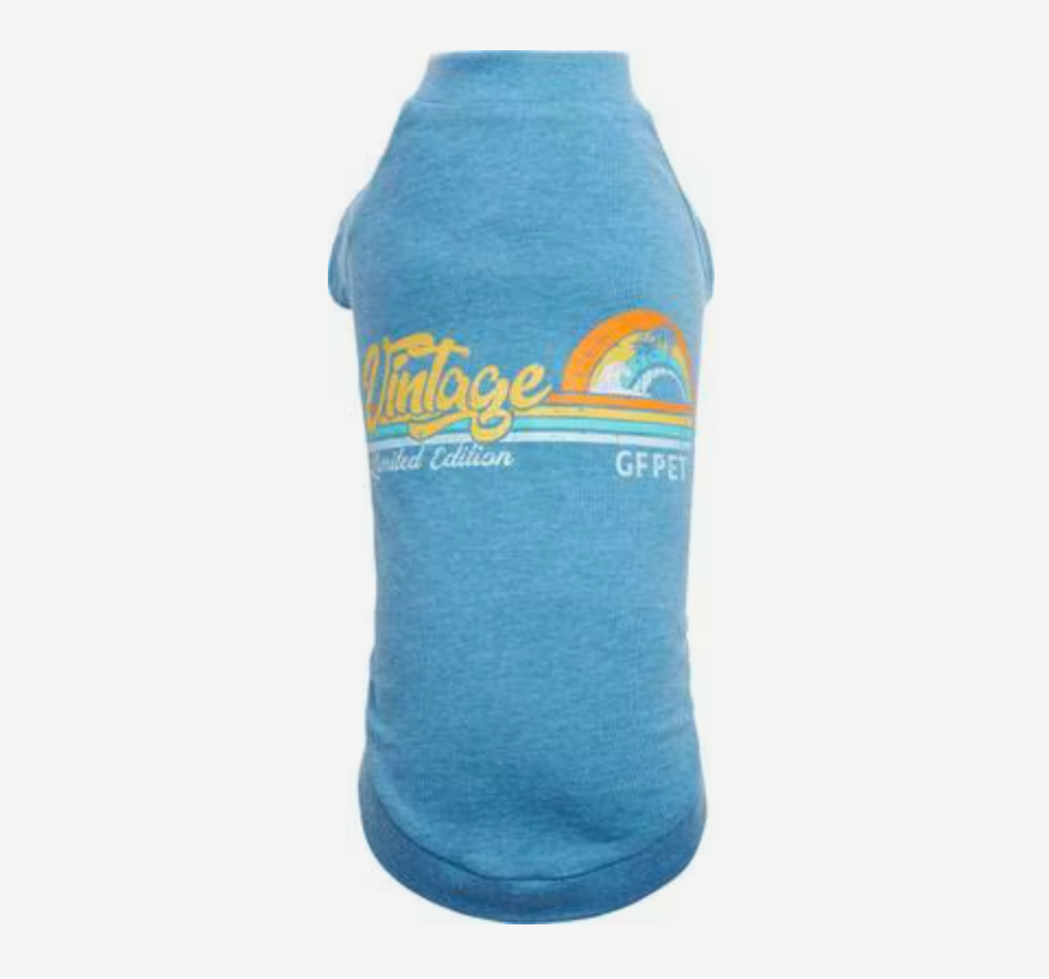 GF Pet Graphic Dog T-Shirt, Blue