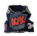 Upcycled Denim Rocker Harness- AC/DC