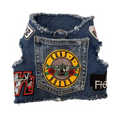 Upcycled Denim Rocker Harness- G & ROSES