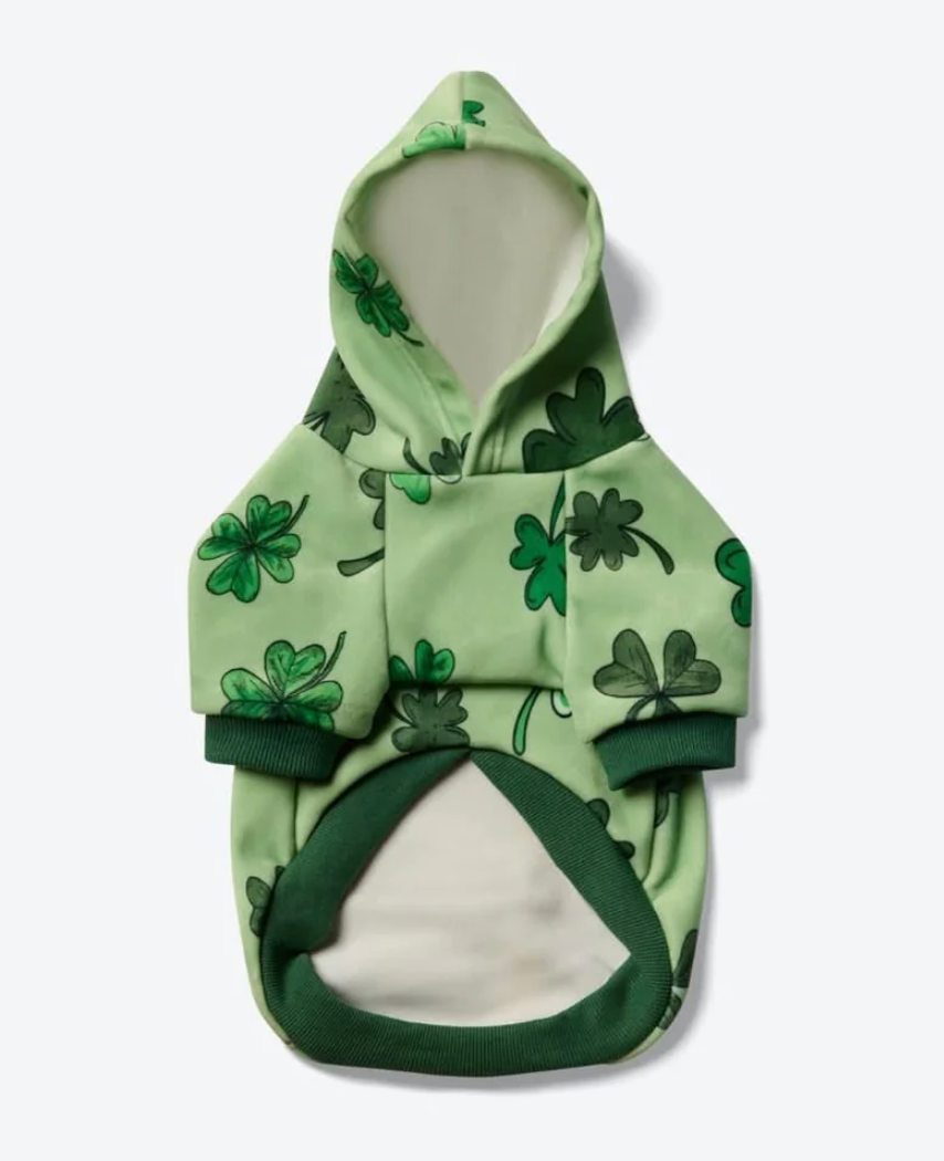 St. Paddy's Dog Hoodie - Light Green