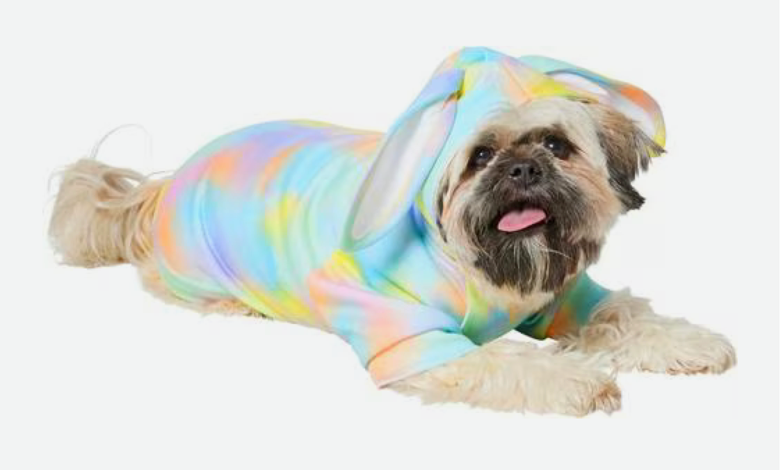 Frisco Wash Effect Bunny Ear Dog & Cat Hoodie