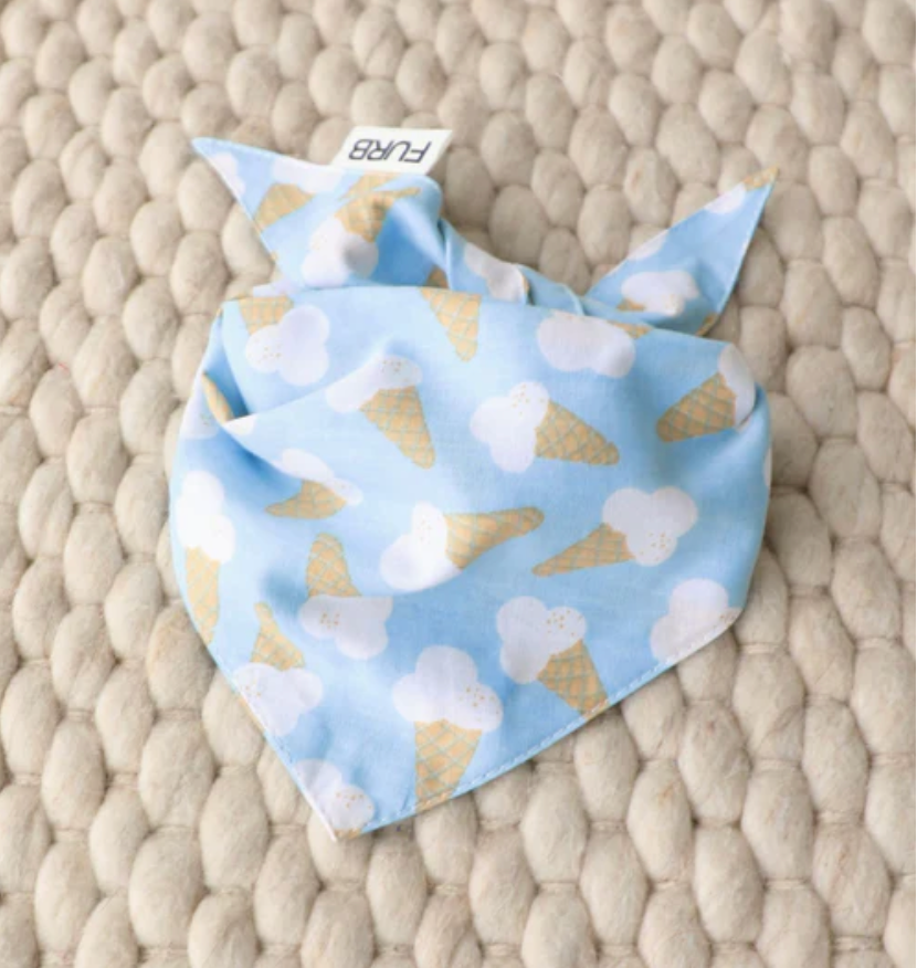 Sweet Tooth Blue Dog Bandana