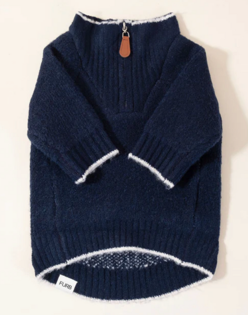 Anchors Away Navy Dog Sweater