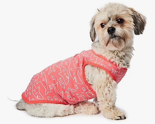 Hotel Doggy Dog Tank Top, Living Coral