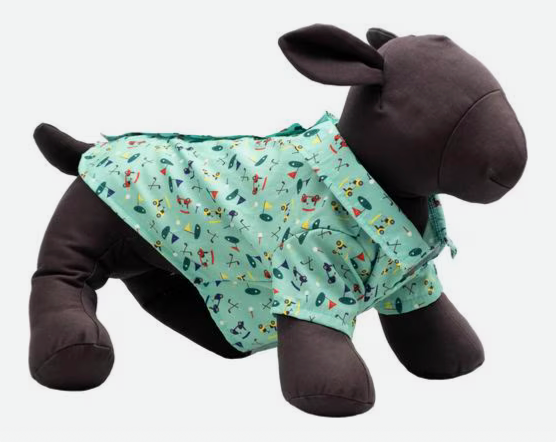 The Worthy Dog Golf Dog Shirt, Green, Small