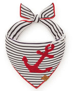 Dockside Dog Anchor Appliqué Bandana