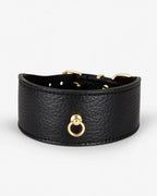 Roma Leather Collar in Black