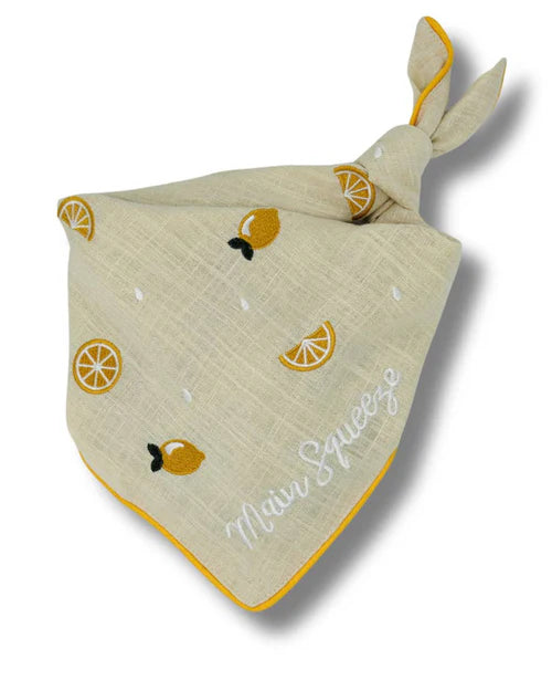 Main Squeeze Lemon Dog Bandana